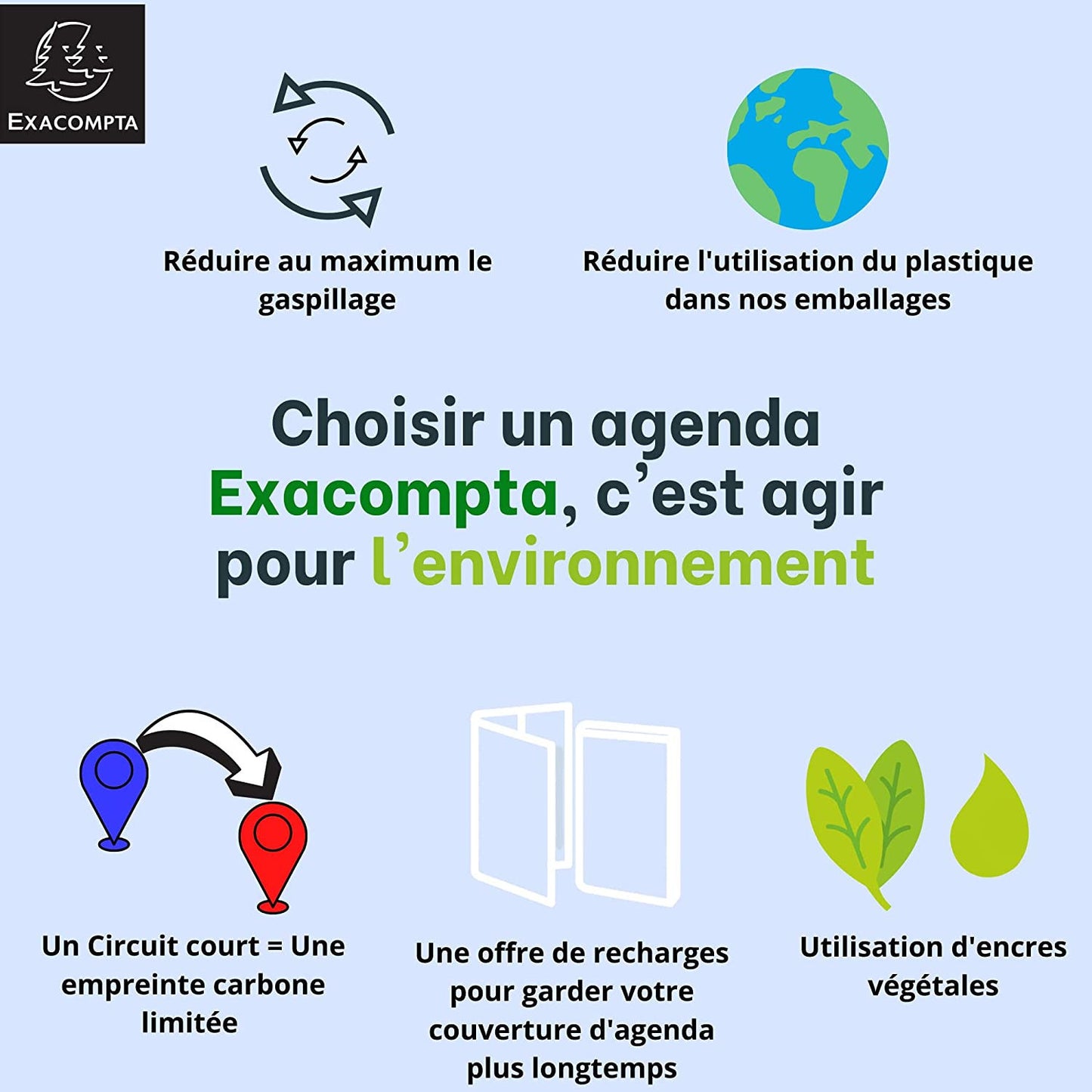 Recharge pour agenda - Exatime 17 - 2024/2025 - 18272E - Septembre à décembre