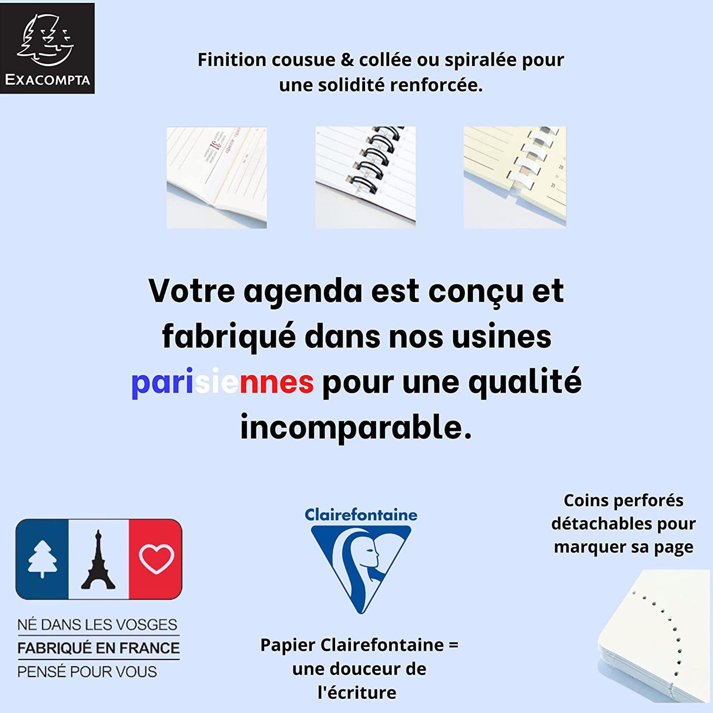 Recharge pour agenda - Exatime 17 - 2024/2025 - 18272E - Septembre à décembre
