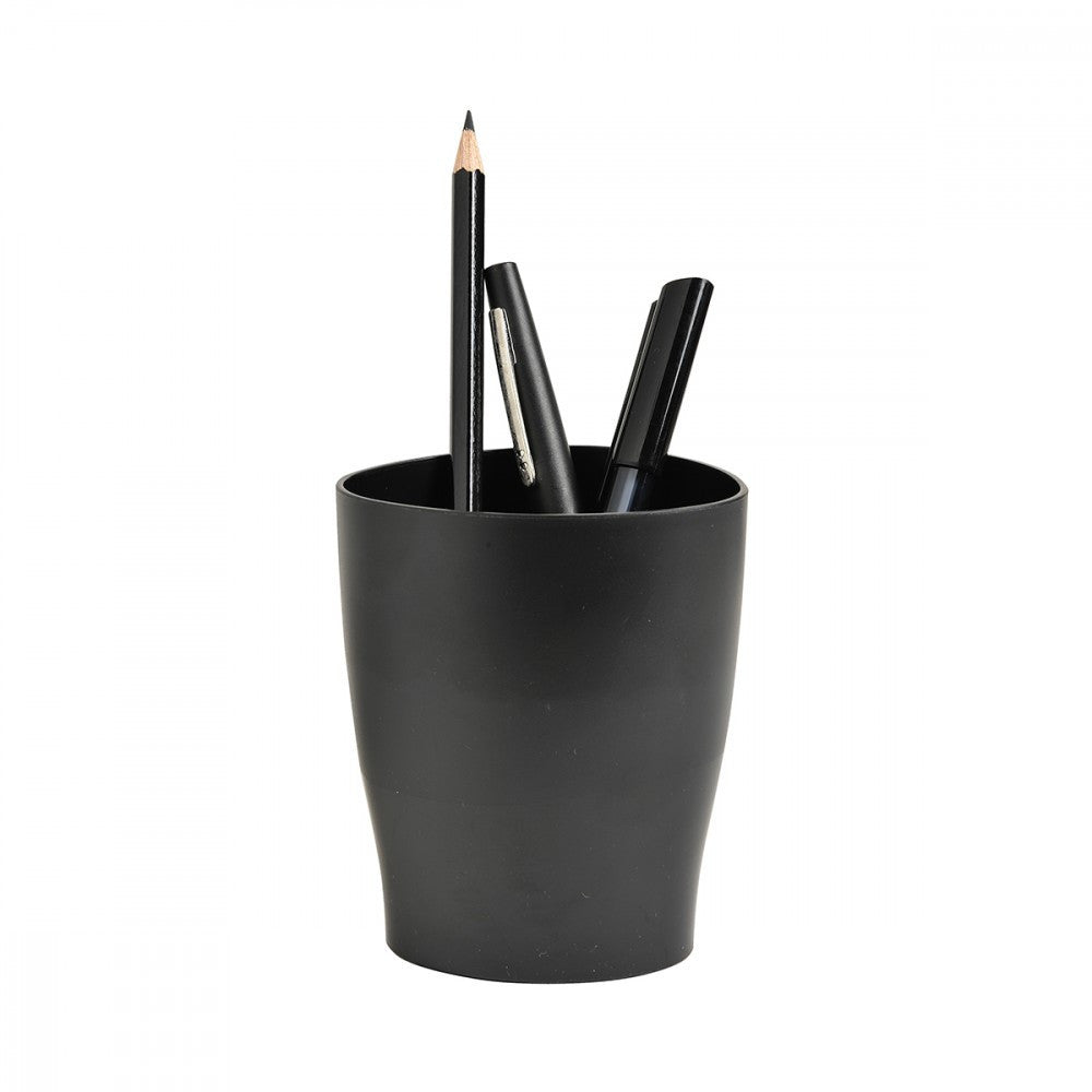 Pot à crayons Ecopen noir en plastique Exacompta
