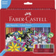 Pochette de 60 crayons de couleur Château accordéon Faber-Castell