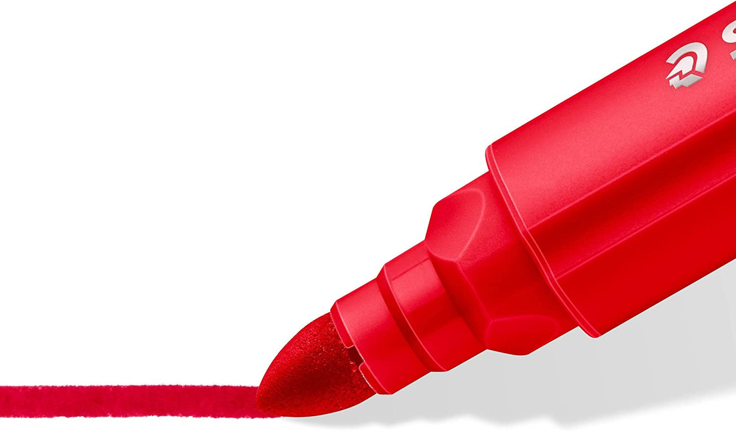 10 feutres de coloriage - Pointe large - Enfants - Noris Jumbo 328 - Staedtler