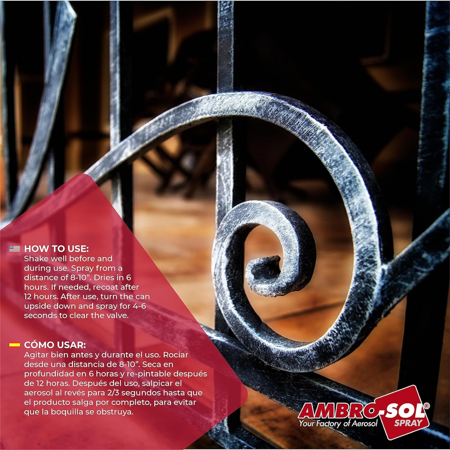 Produit - Zinc - Pour protéger les pièces métalliques - Ambro-Sol - 400ml