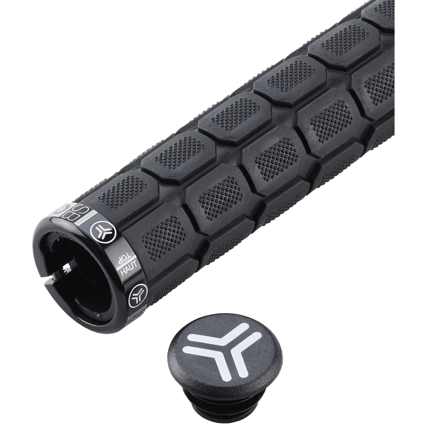 Poignées - Grips - Vélo - VTT - Noir - Ergonomique - Fixation Lock-On - SB3