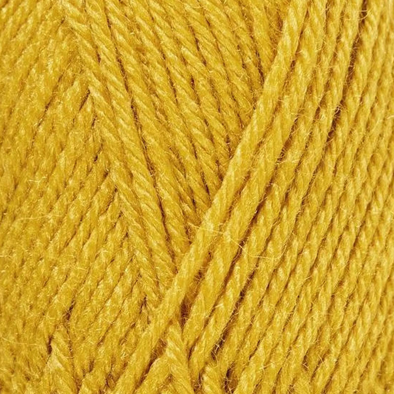 Pelote de laine - Soufre - 50% Laine 50% acrylique - Bergère de France - Idéale 4