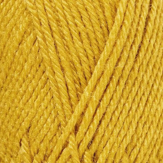 Pelote de laine - Soufre - 50% Laine 50% acrylique - Bergère de France - Idéale 4