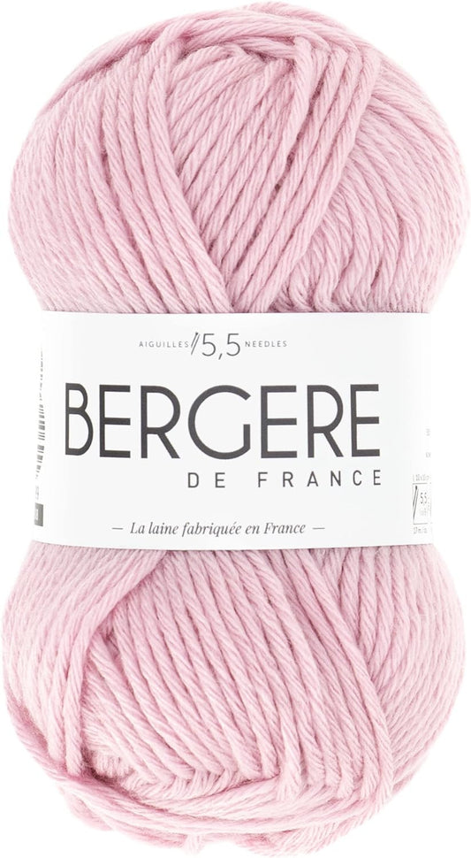 Pelote de laine - Guimauve - 50% Laine mérinos 50% acrylique - Bergère de France - Image