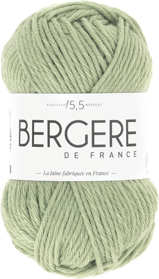 Pelote de laine - Lichen - 50% Laine mérinos 50% acrylique - Bergère de France - Image