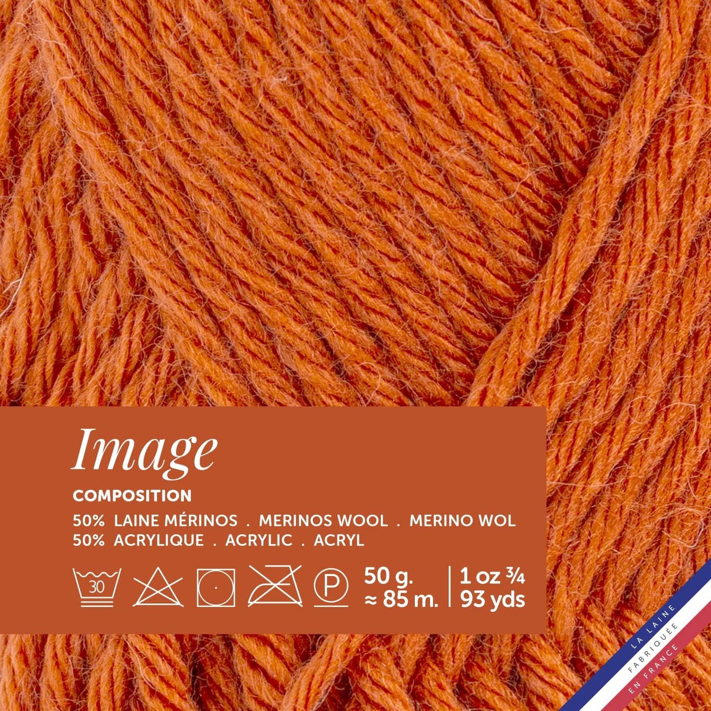 Pelote de laine - Toscane - 50% Laine mérinos 50% acrylique - Bergère de France - Image