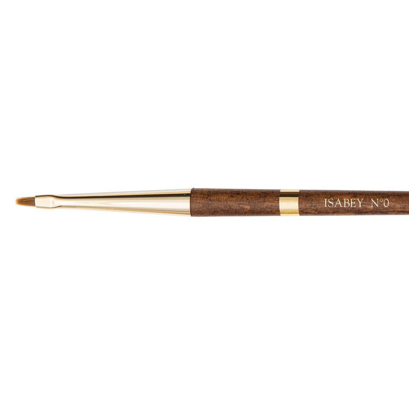 Pinceau - Plat - Aquarelle - Isabey - Syrus - 6239i - N°0 - Fibres synthétiques