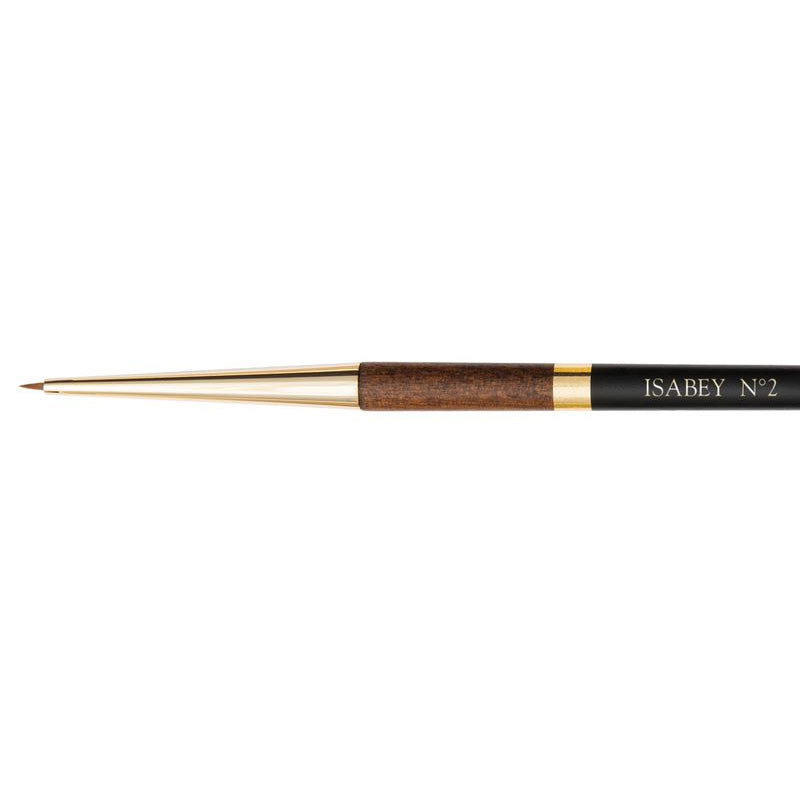 Pinceau - Repiqué - Aquarelle - Isabey - Martre Kolinsky Pure - 6229i - N°2 - Fibres naturelles