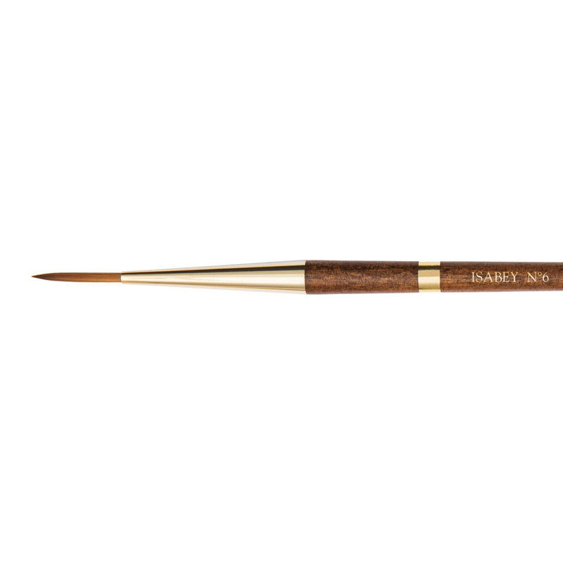 Pinceau - Rond long - Aquarelle - Isabey - Isaqua - 6233i - N°6 - Fibres synthétiques