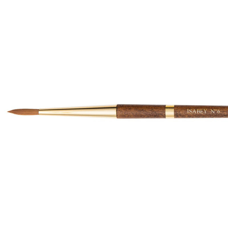 Pinceau - Rond - Aquarelle - Isabey - Syrus - 6224i - N°6 - Fibres synthétiques