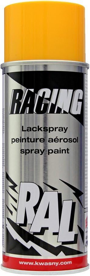 Bombe de peinture carrosserie voiture Racing RAL1028 jaune melon 400ml