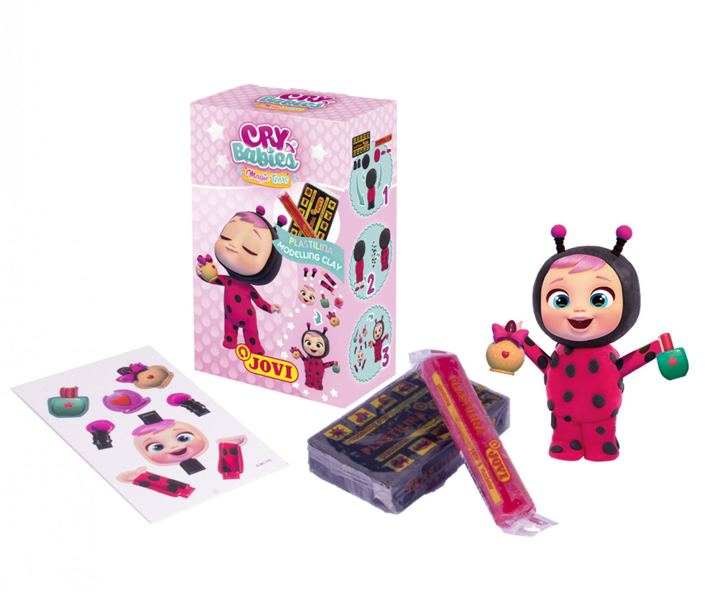 Personnage en pâte à modeler à créer Jovi Cry Babies Lady