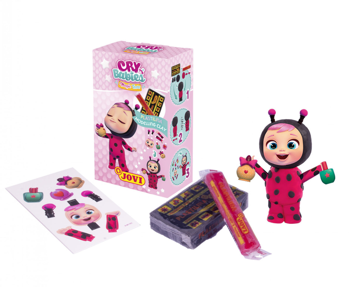 Personnage en pâte à modeler à créer Jovi Cry Babies Lady