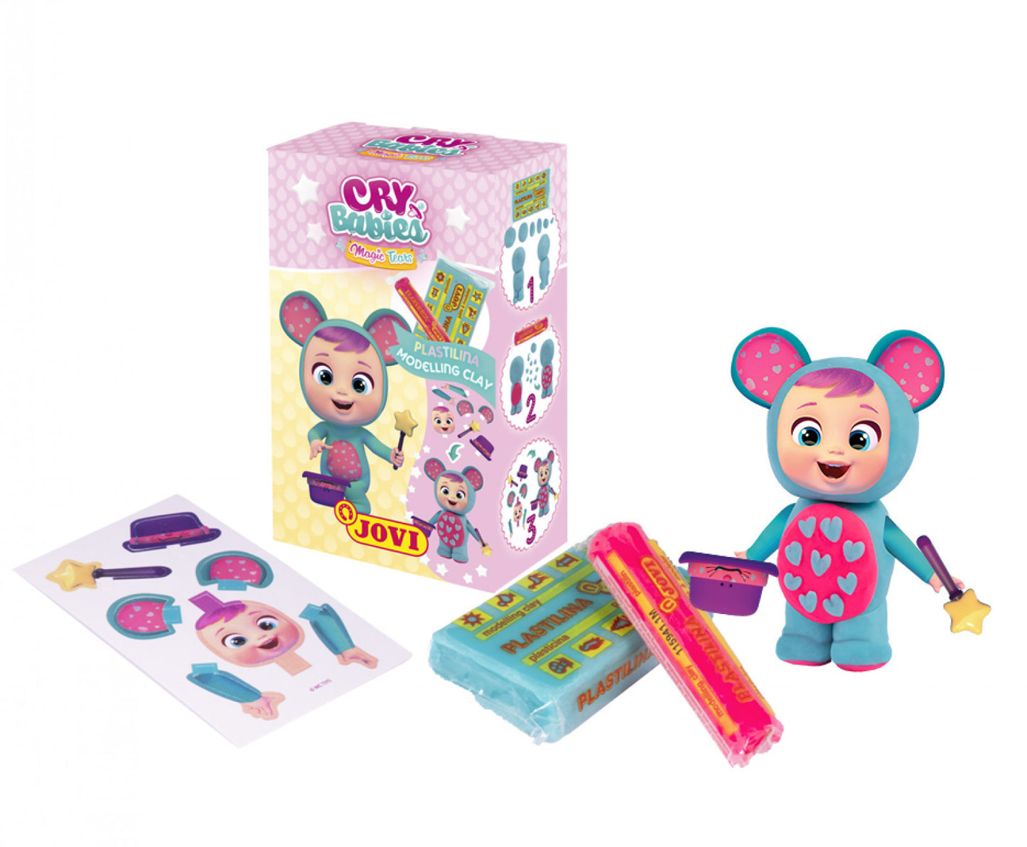 Personnage en pâte à modeler à créer Jovi Cry Babies Lala