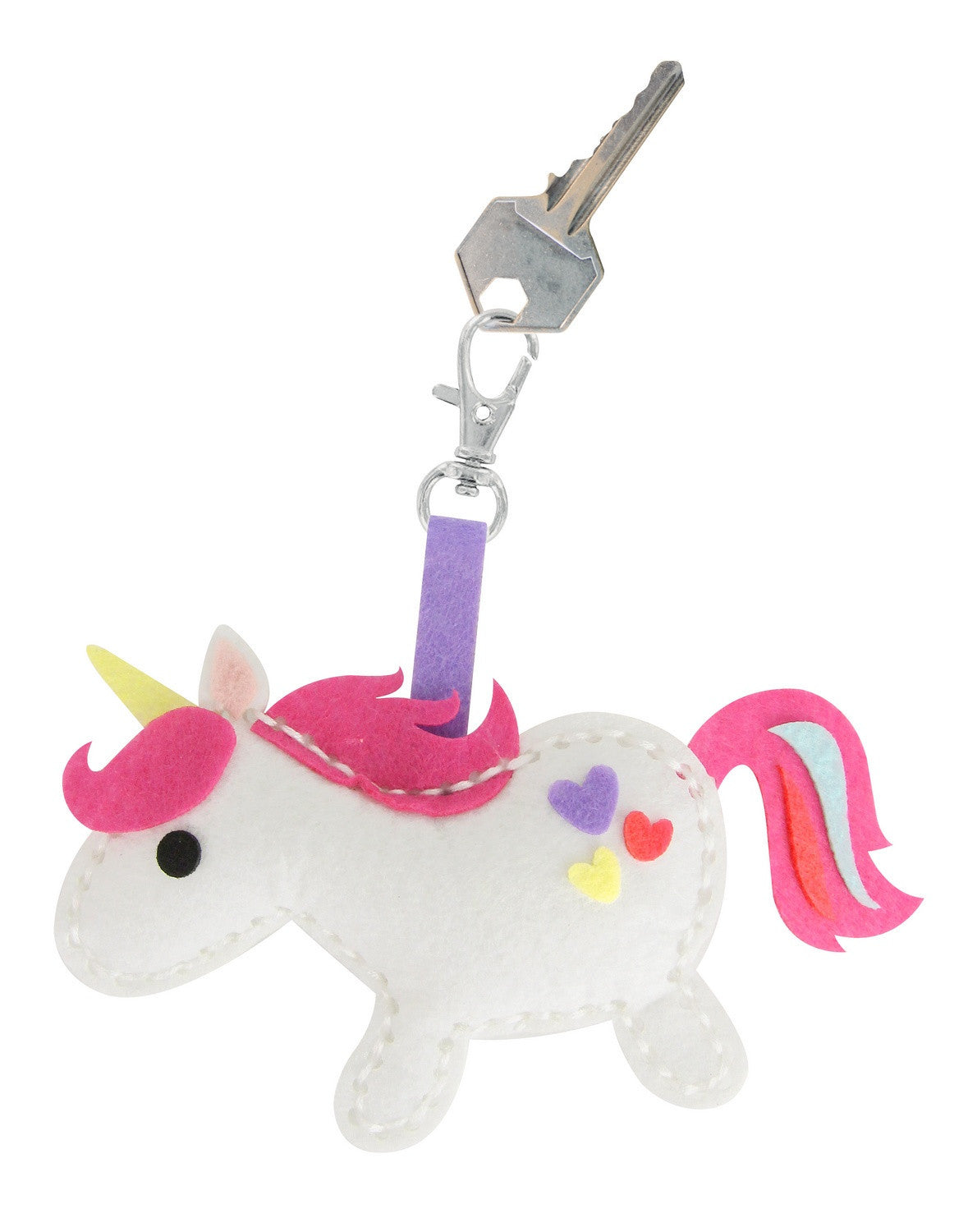 Porte-clés - Licorne - Feutrine - Kit créatif enfant - CTOP