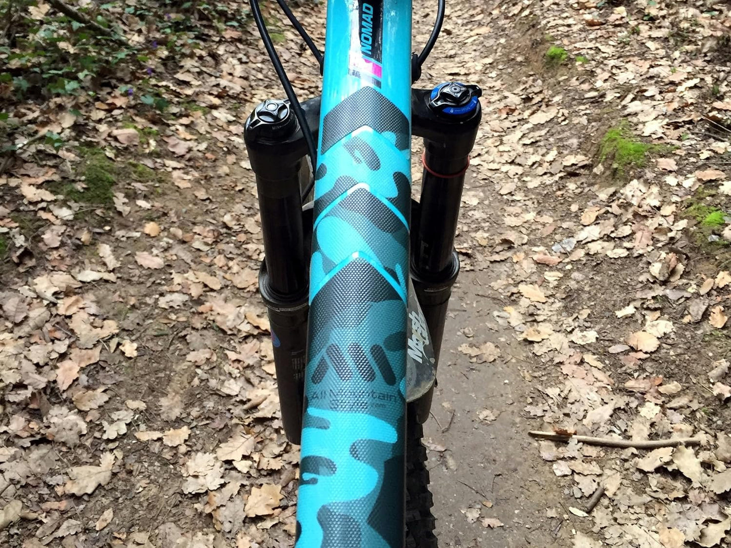 Protection pour cadre de vélo, VTT - Evite rayures et bosses - Militaire gris - AMS