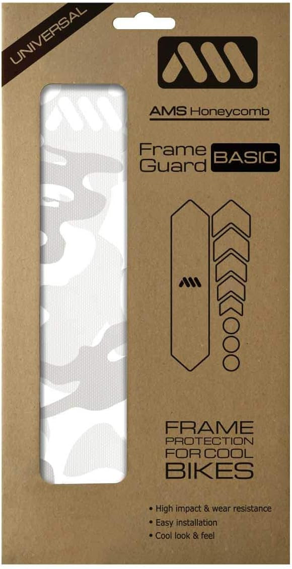 Protection pour cadre de vélo, VTT - Evite rayures et bosses - Militaire blanc - AMS