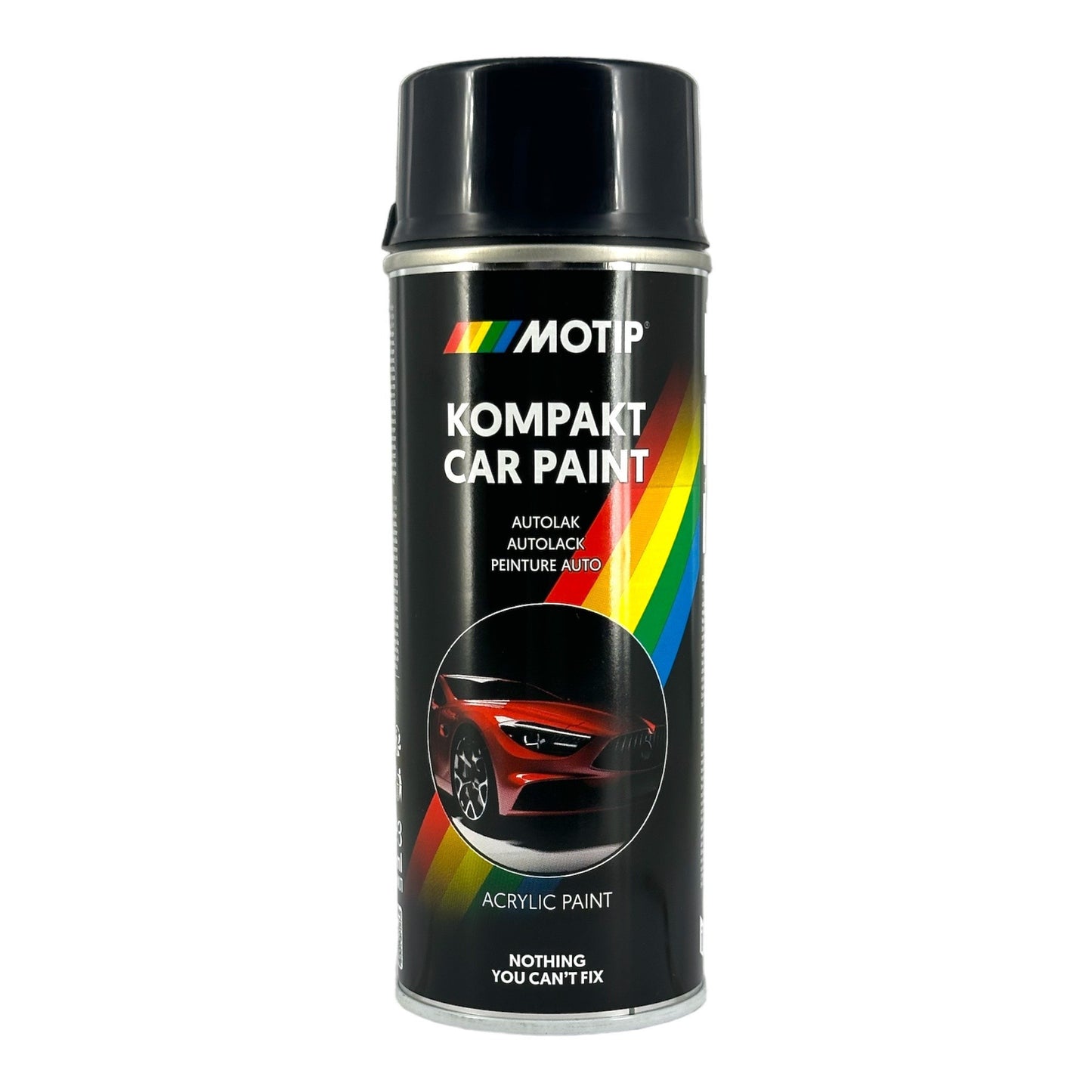 Bombe de peinture - Acrylique - Bleu - 44625 - Brillant - Motip - Kompakt Car Paint