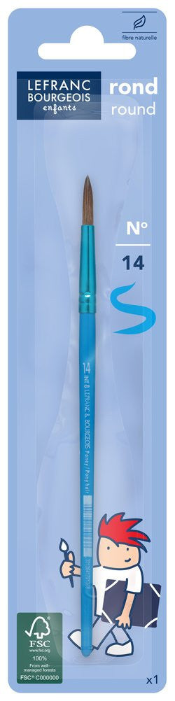 Pinceau - Rond - n°14 - Poils naturels - Lefranc Bourgeois