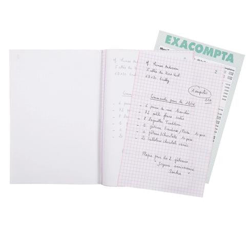10 carnets - Manifold - Autocopiant - Dupli - A5 - 50 feuilles - Exacompta - 3250E