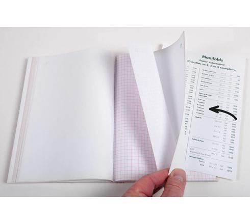 10 carnets - Manifold - Autocopiant - Dupli - A5 - 50 feuilles - Exacompta - 3250E