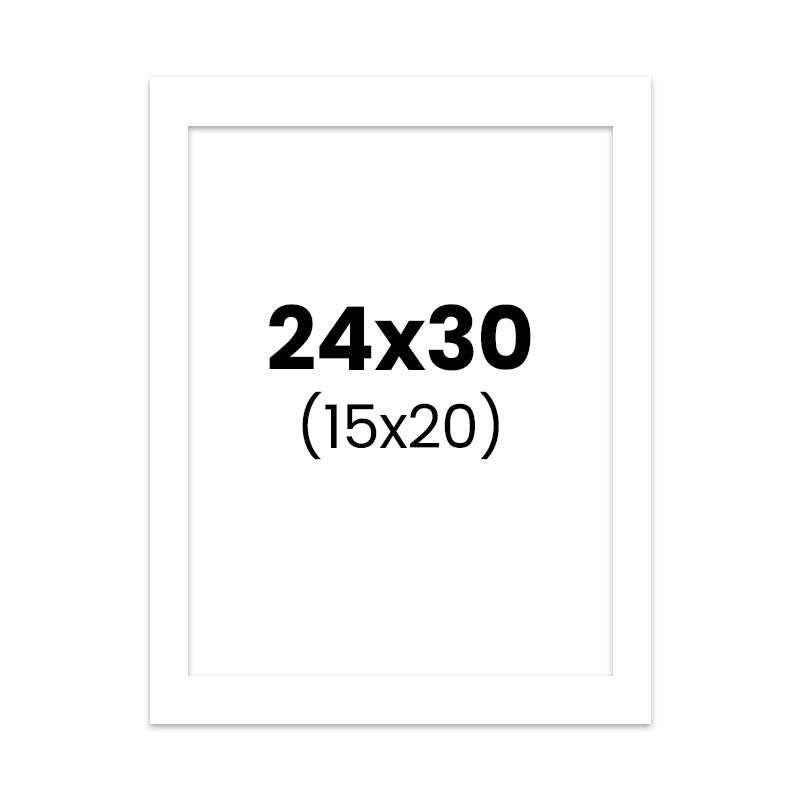 10 passe-partout - Blanc - 24x30cm - Photo 15x20cm - Pour cadre - Encadrement
