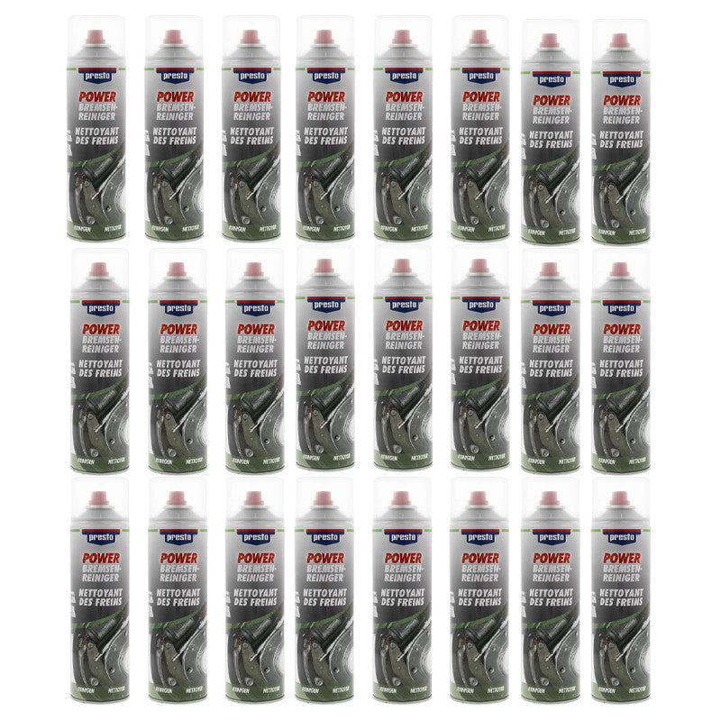 Produit nettoyant pour freins - Auto - Puissant - Buse 360°- Presto - 24 x 500ml