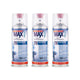 Lot de 3 bombes de vernis de finition - Automobile - Mat - 2K Spray max - 400ml