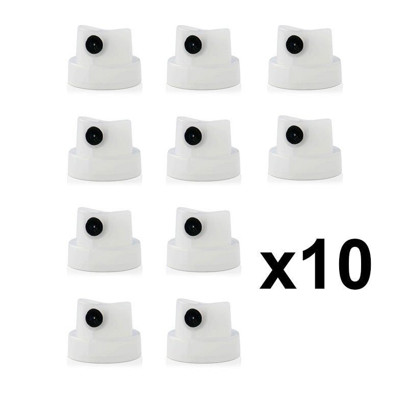 10 caps - Valve - Pour bombe de peinture - Astro fat cap - Tracé ultra-large - Débit très fort