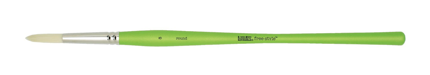 Pinceau - Rond - Acrylique - Liquitex - Brosse Free Style Plate - N°8
