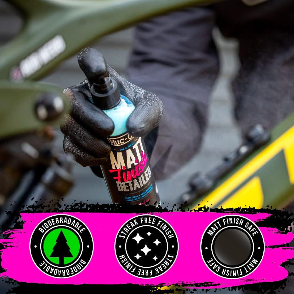 Produit lustrant - Protecteur - Vélo - VTT - Finition mate - Muc-Off - 250ml