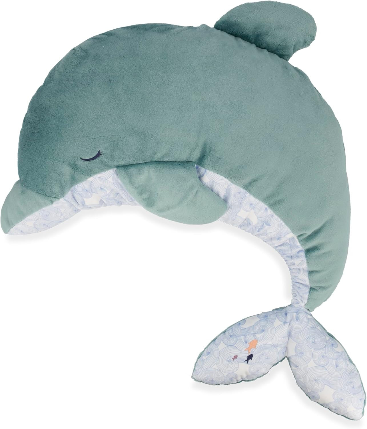 Peluche - Evolutive - Dauphin - Turquoise - 60cm - Apaisante, douce - Dès la naissance - Kaloo