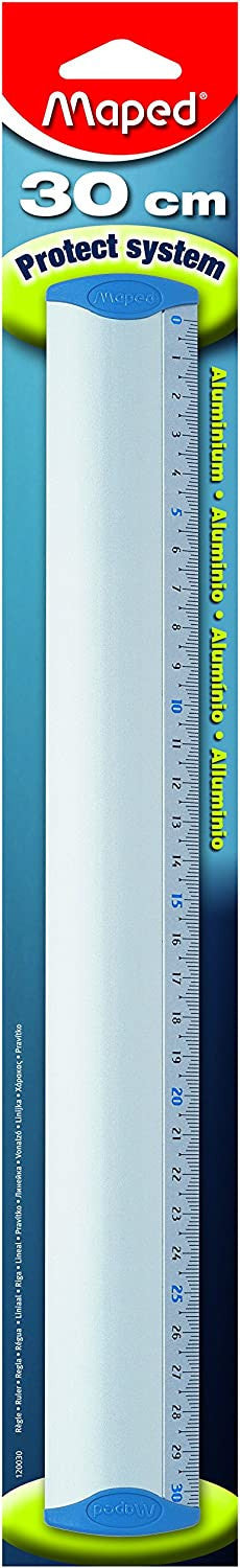 Règle - Plate - 30 cm - Aluminium - Maped