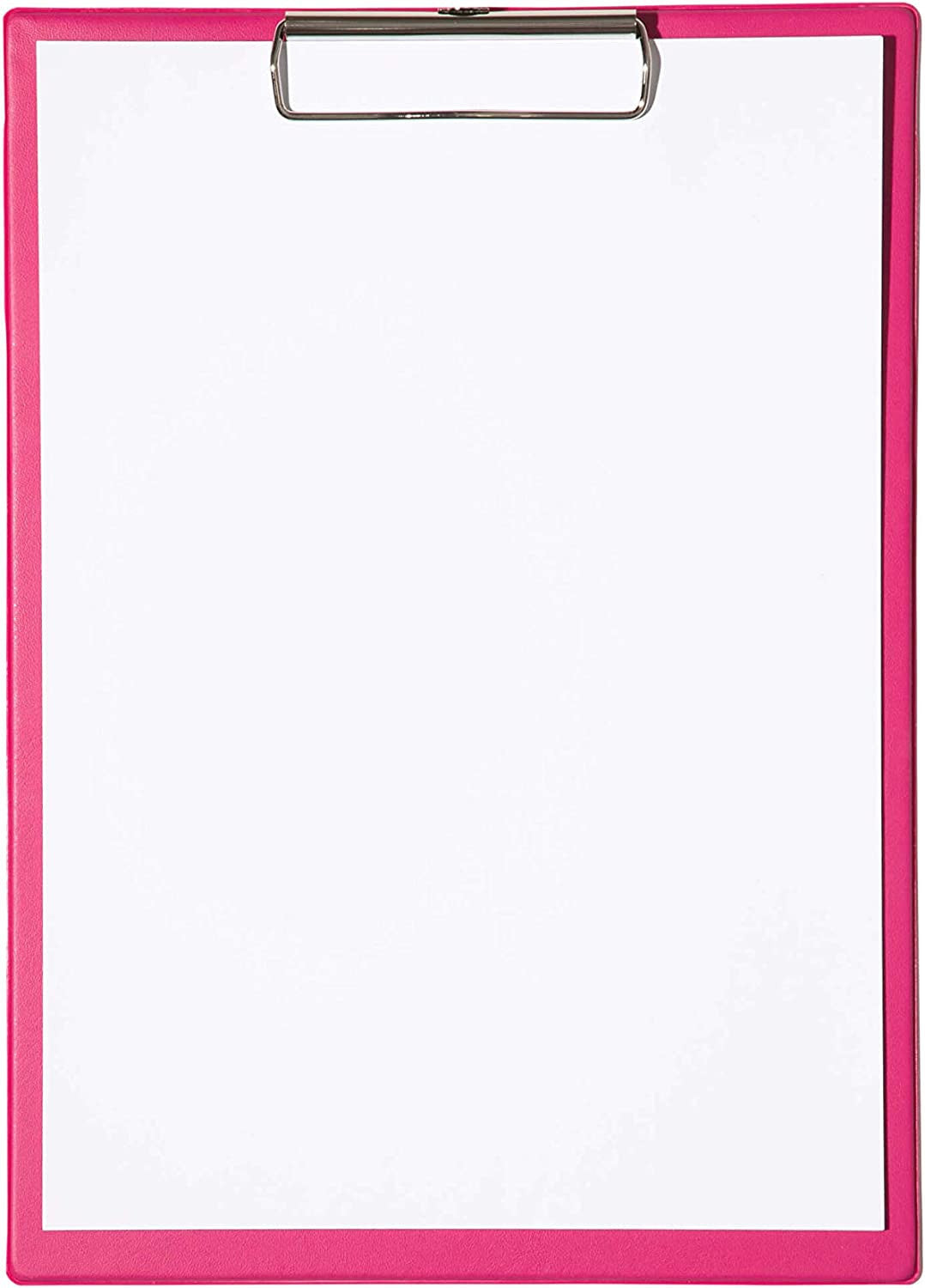 Porte-bloc plastifié - format A4 - rose - MAUL