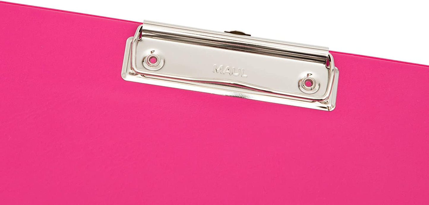 Porte-bloc plastifié - format A4 - rose - MAUL