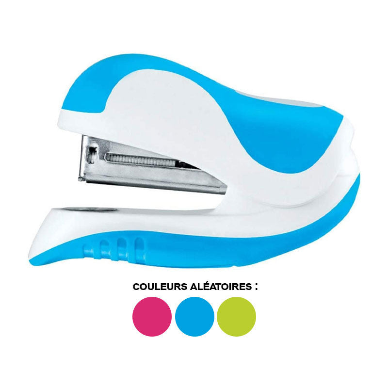 Petite agrafeuse - Pour agrafes 24/6 26/6 - Ergonomique - Coloris aléatoire - Maped