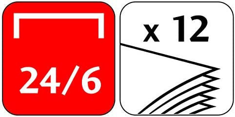 Petite agrafeuse - Pour agrafes 24/6 26/6 - Ergonomique - Coloris aléatoire - Maped