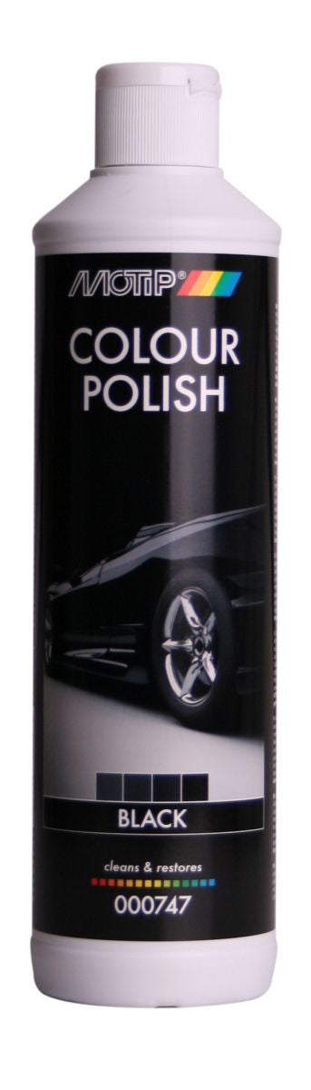 Polish Motip pour voiture pigmenté noir bidon de 500ml