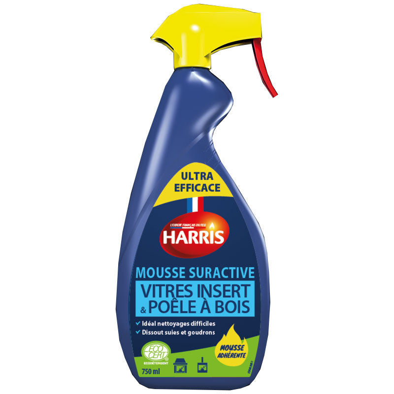 Produit nettoyant pour vitre - Insert - Poêle à bois - Ecologique - Harris