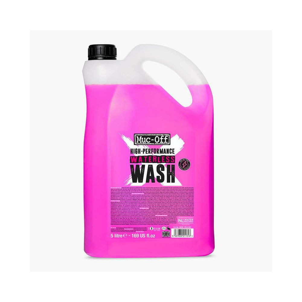 Produit nettoyant - Vélo, VTT - Sans rinçage, sans eau - Nettoie et lustre - 5L - Muc-Off