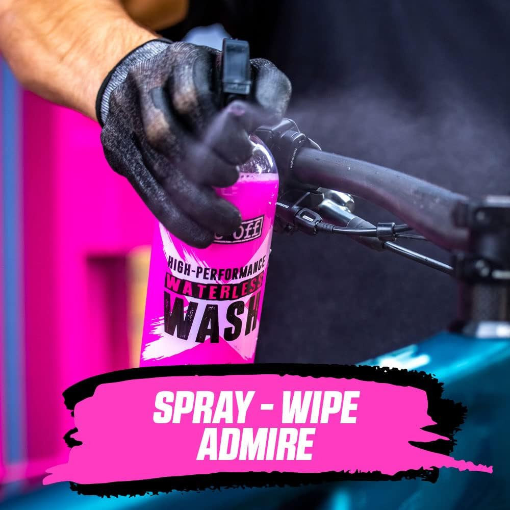 Produit nettoyant - Vélo, VTT - Sans rinçage, sans eau - Nettoie et lustre - Muc-Off