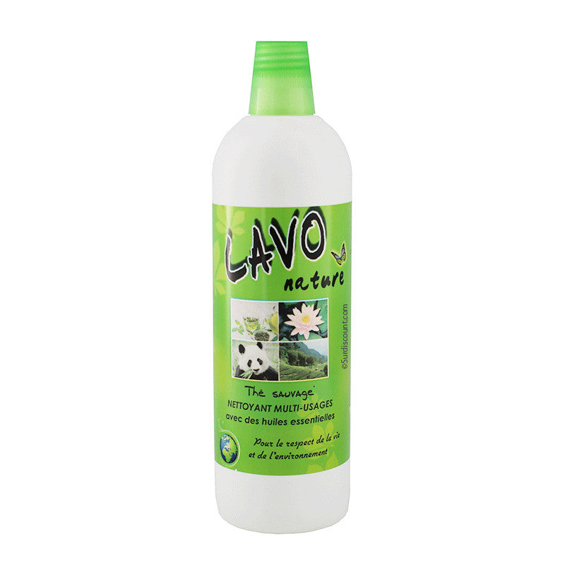 Produit nettoyant - Multi surfaces - Parfum thé sauvage - Lavo Fruit - Bidon 1L