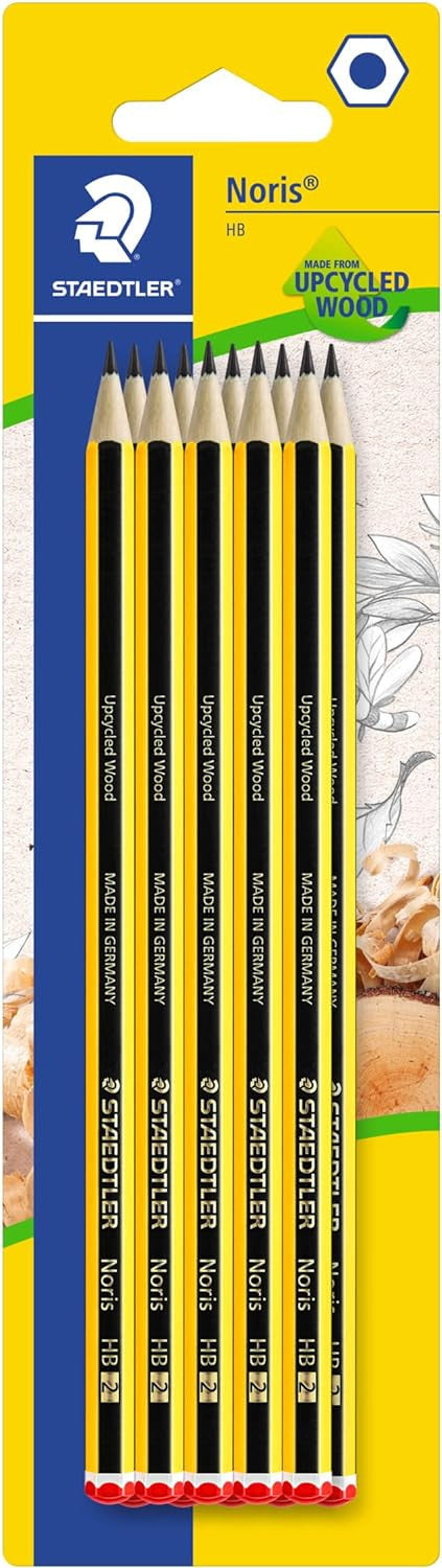 10 crayons graphite - HB - Bois recyclé - Staedtler - Noris