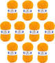 10 pelotes - 100% acrylique - Jaune - 978 - 50g - 140m - DMC - Knitty 4 - Tricot