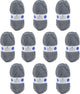 10 pelotes - 100% acrylique - Gris - 838 - 50g - 140m - DMC - Knitty 4 - Tricot