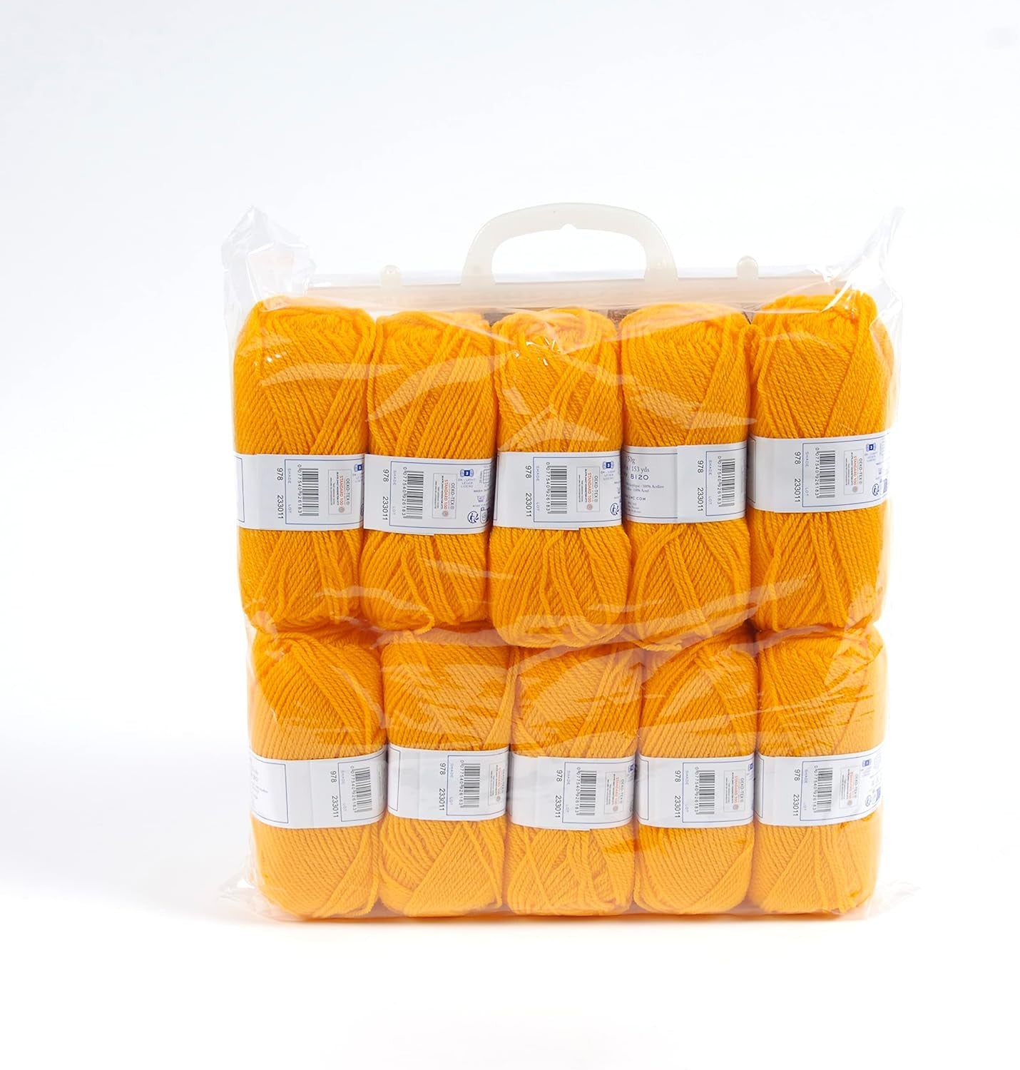 10 pelotes - 100% acrylique - Jaune - 978 - 50g - 140m - DMC - Knitty 4 - Tricot