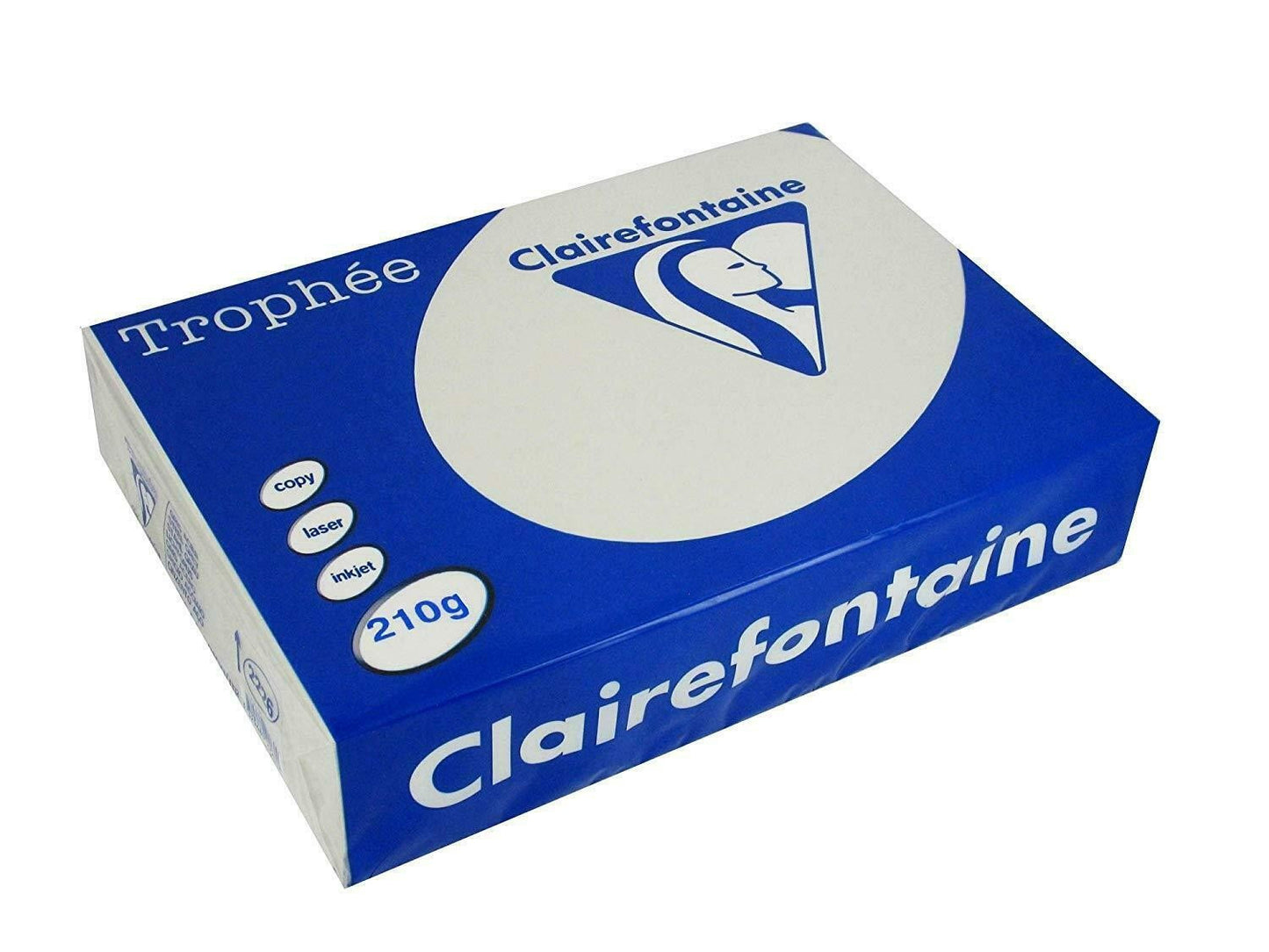 Ramette de papier - A4 - Gris acier - 210g - Impression - 250 feuilles - Clairefontaine Trophée