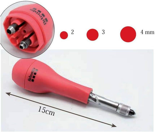 Perforatrice - 3 pointes différentes - 2,3 et 4mm diamètre - Scrapbooking